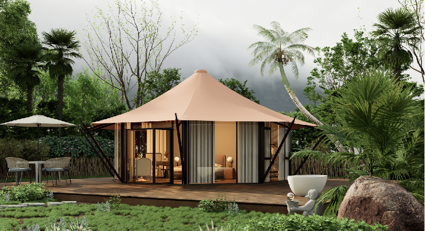 方正县异形篷房定制：专属设计赋能，打造城市户外专属名片